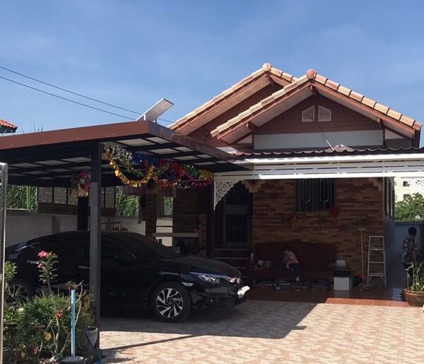 ขายบ้านเดี่ยว 1ชั้น 50ตรว. รามอินทรา 117 ไกล้ MRT สถานี เศรษฐบุตร Tel 086-384-0111