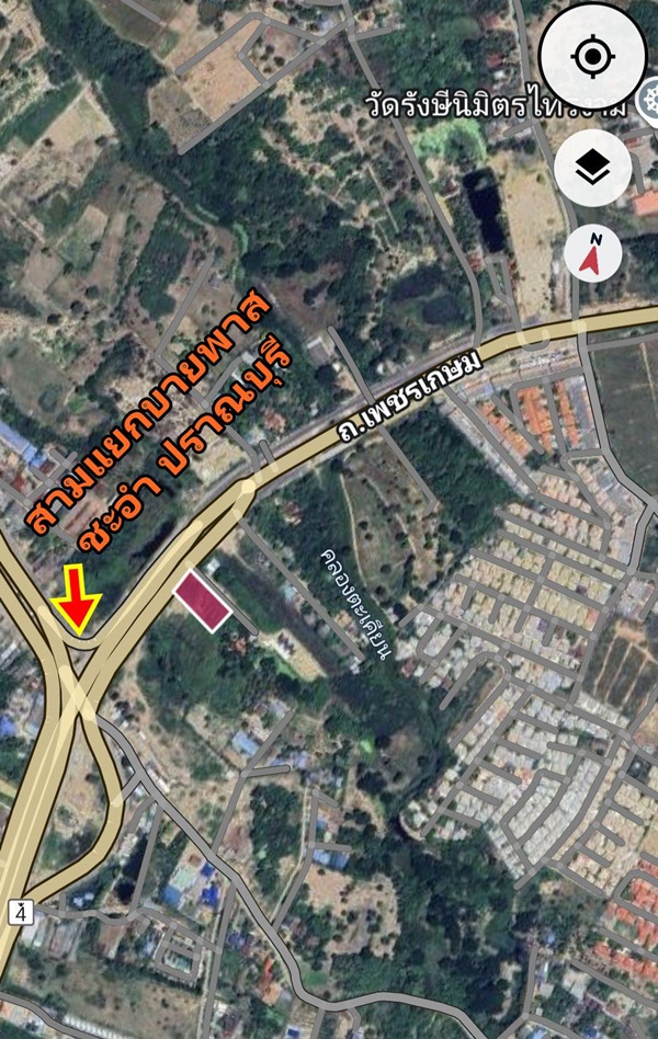 ขายที่ดินแปลงสวย ริมถนนเพชรเกษม ขาออก หัวหิน–ปราณบุรี ถูกสุดในย่านนี้! โทร 0889244695