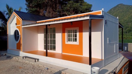 บ้าน ขาย บ้านสวนรีสอร์ท เหมาะสำหรับบ้านพักอาศัย น็อคดาวน์ บ้านพักคนงาน ทำโฮมออฟฟิศ